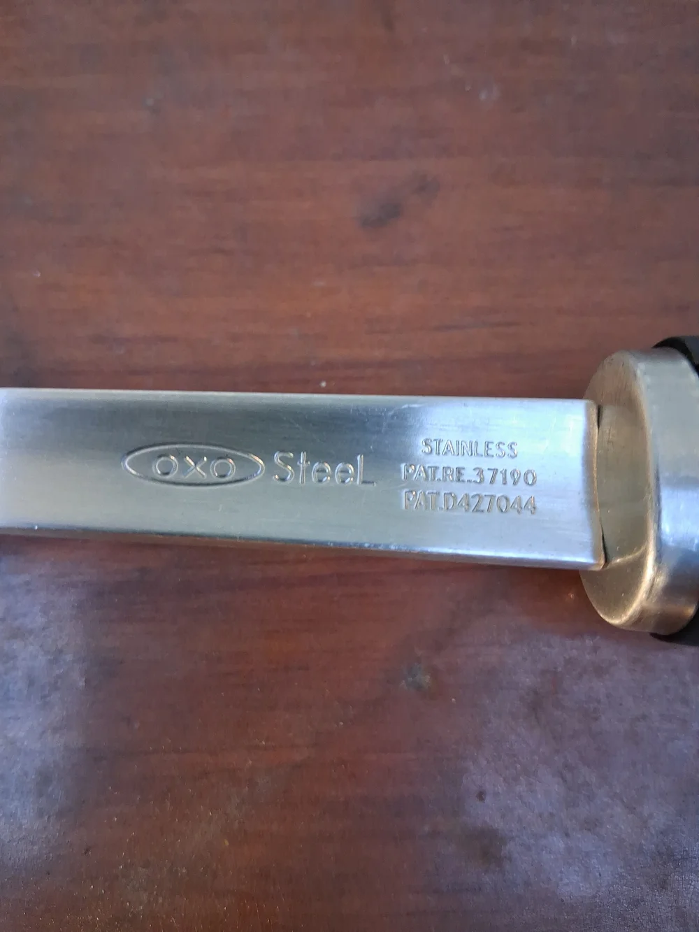 OXO Silver Black Turner Stainless Steel Single Item